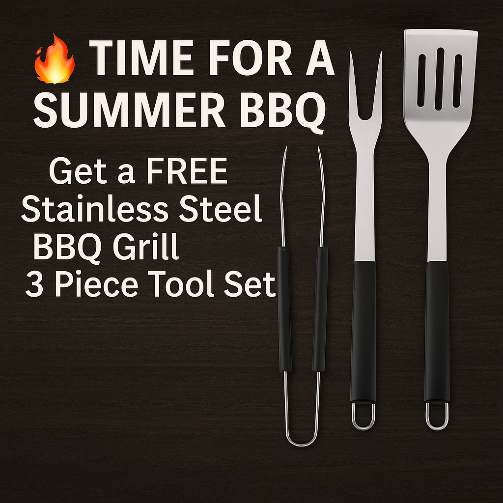 FREE BBQ Grill Tool Set