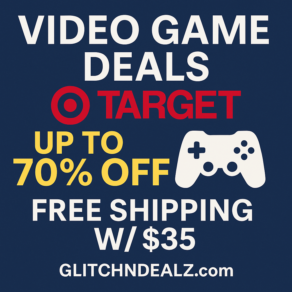 Video Game Deals at Target – Save Up to 70% + Free Shipping Video Game Deals
