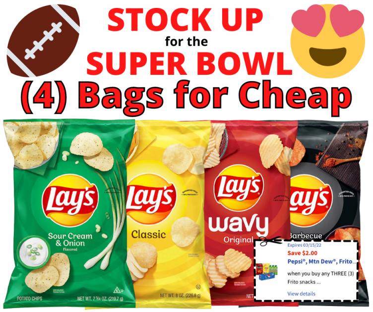 Frito Lay Chips Cheap with BOGO and Coupon!