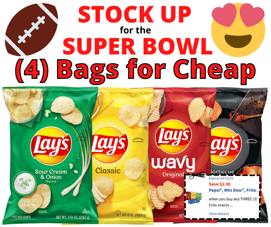 Frito Lay Chips Cheap with BOGO and Coupon!