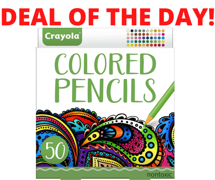Highly Rated Crayola Colored Pencils Amazon Deal of the Day Sale!