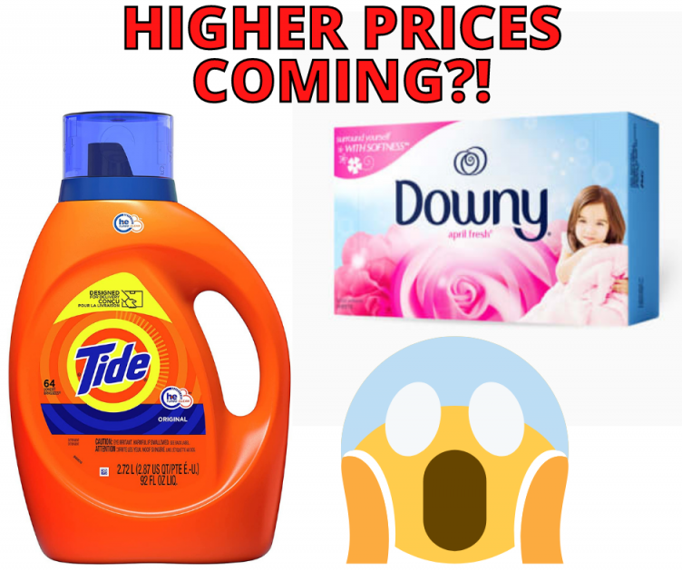 UH OH! Procter and Gamble RAISING Prices on Laundry Detergent!