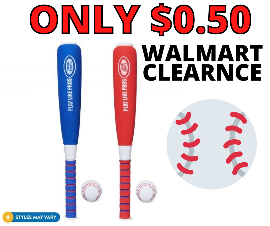 Kids Bat and Ball Play Set JUST $0.50 at Walmart!