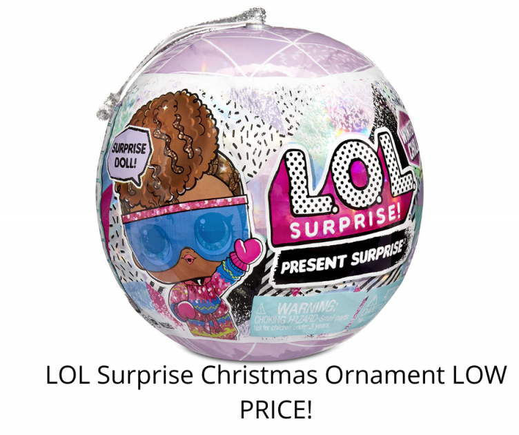 LOL Surprise Winter Chill Dolls Holiday Ornament Ball Amazon Deal!