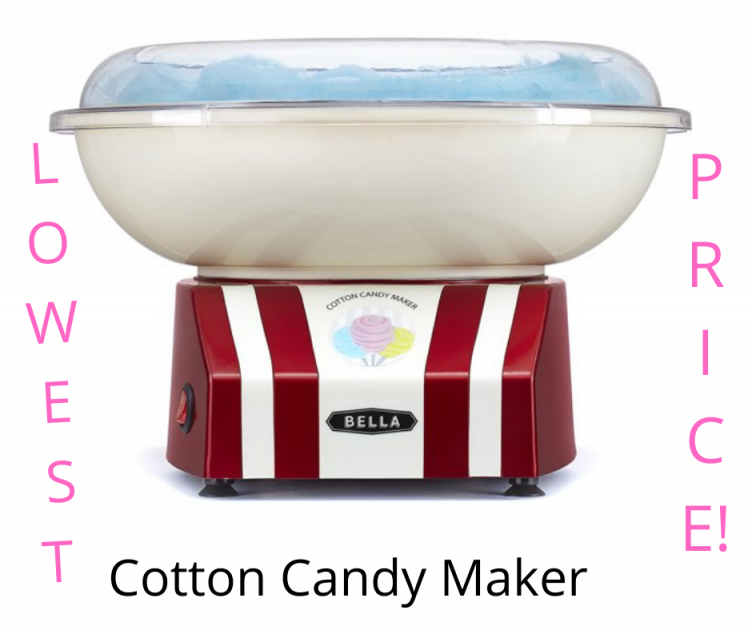 Bella Cotton Candy Maker LOWEST PRICE at Walmart!