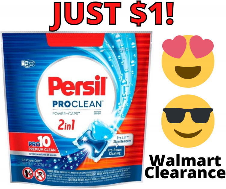 Persil Clearanced at Walmart Now Only $1