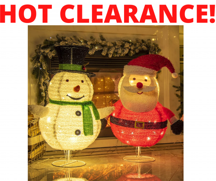 Christmas Snowman and Santa Claus HOT Amazon Price Drop!