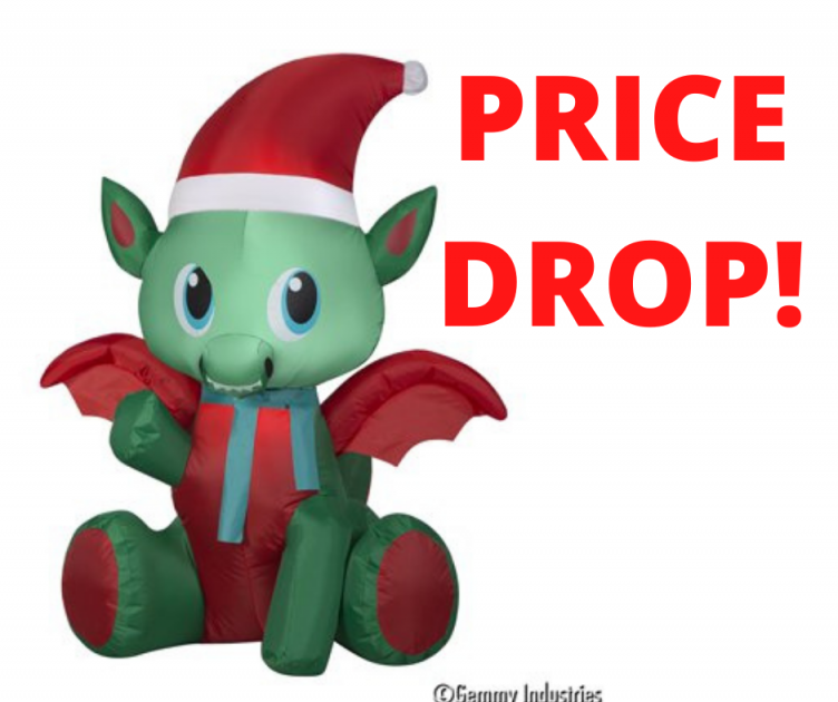 Holiday Time Baby Dragon Inflatable HOT Walmart Price Drop!