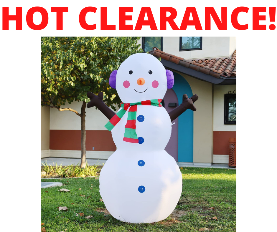 Christmas Inflatable Outdoor Snowman HOT Amazon Clearance!