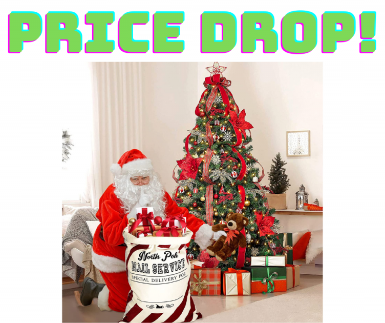 Christmas Santa Sack HOT Price Drop on Amazon!