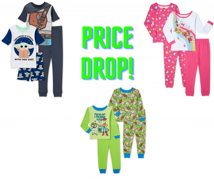 Kids Pajamas 4 Piece Sets As Low As $6.84!