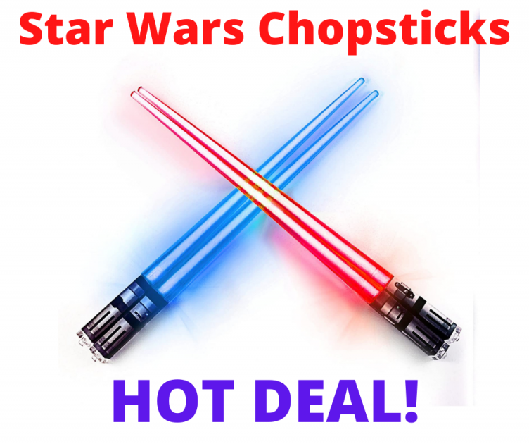Star Wars Light Saber Chopsticks HUGE Sale at Amazon!