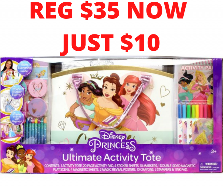 Disney Princess Girls Activity Tote JUST $10 at Walmart!