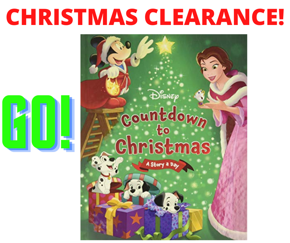 Disney’s Countdown to Christmas Book HOT Christmas Clearance!