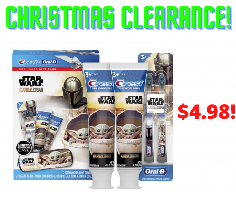 Crest & Oral-B Star Wars The Mandalorian Holiday Pack GO NOW!
