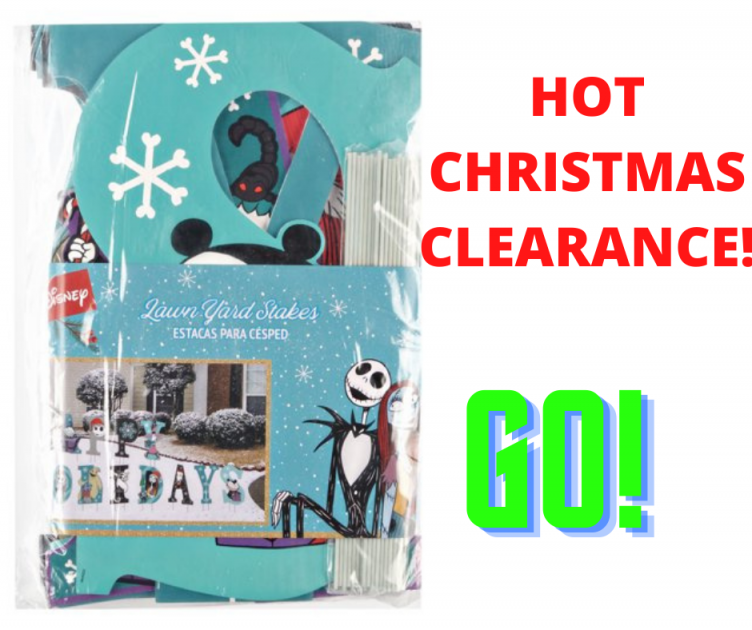 Nightmare Before Christmas Holiday Yard Sign IN STOCK at Walmart!