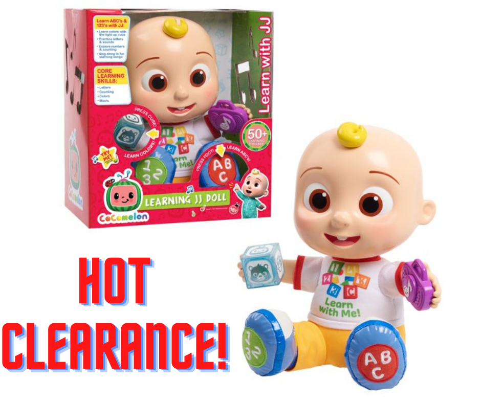 Cocomelon Interactive Learning JJ Doll HOT Walmart Clearance!