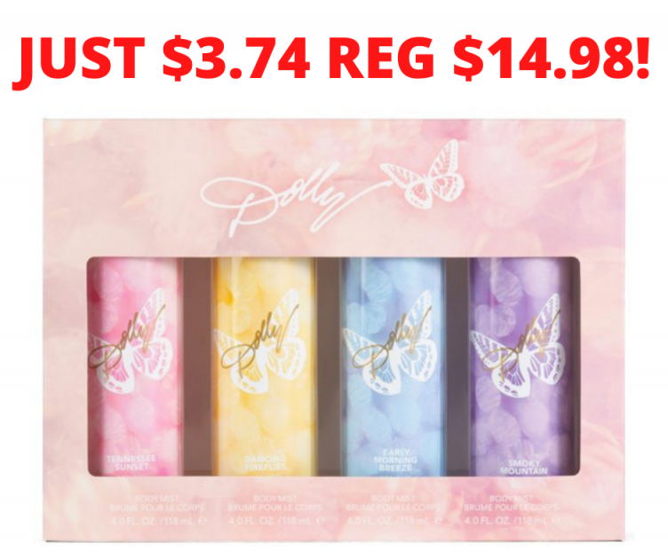 Dolly Parton Body Mist Gift Set NOW 75% OFF ONLINE!