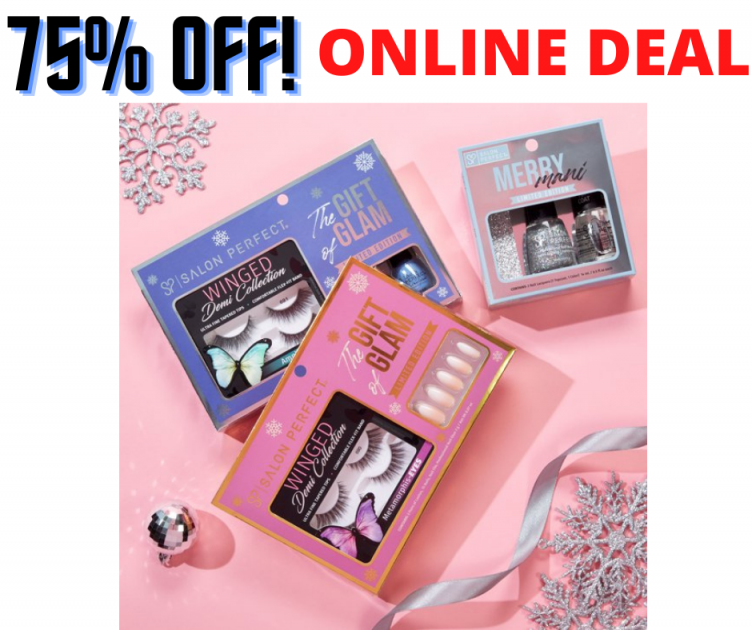 Salon Perfect Lash and Nail Holiday Kits 75% OFF!