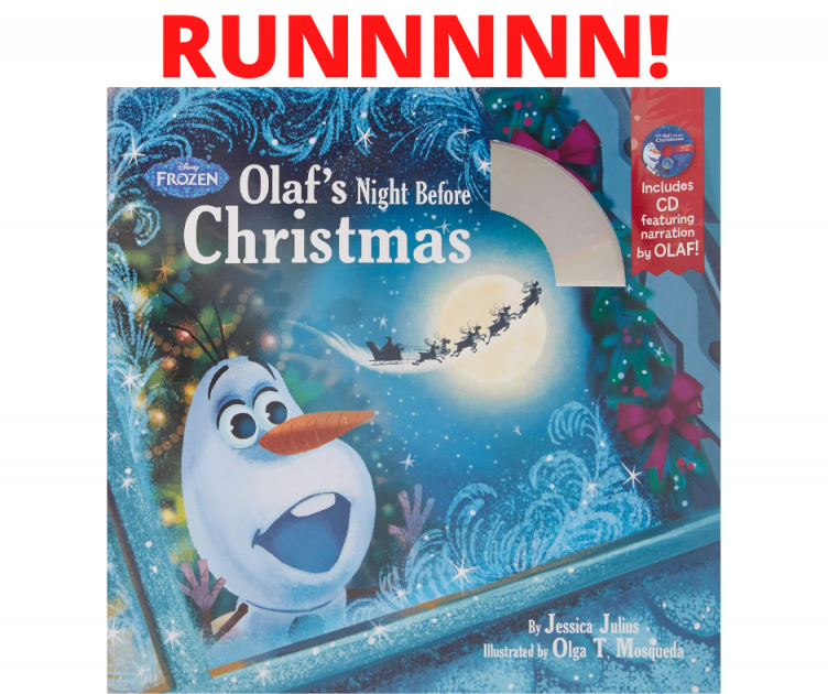 Olaf’s Night Before Christmas Book HOT Amazon Deal!