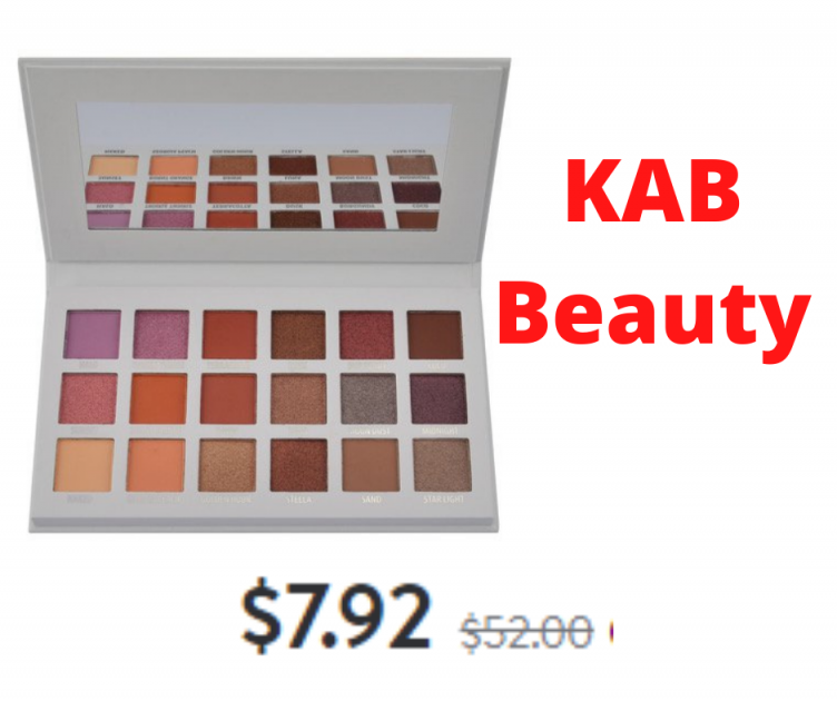 KAB Cosmetics Day + Night Eyeshadow Palette HOT Walmart Deal!