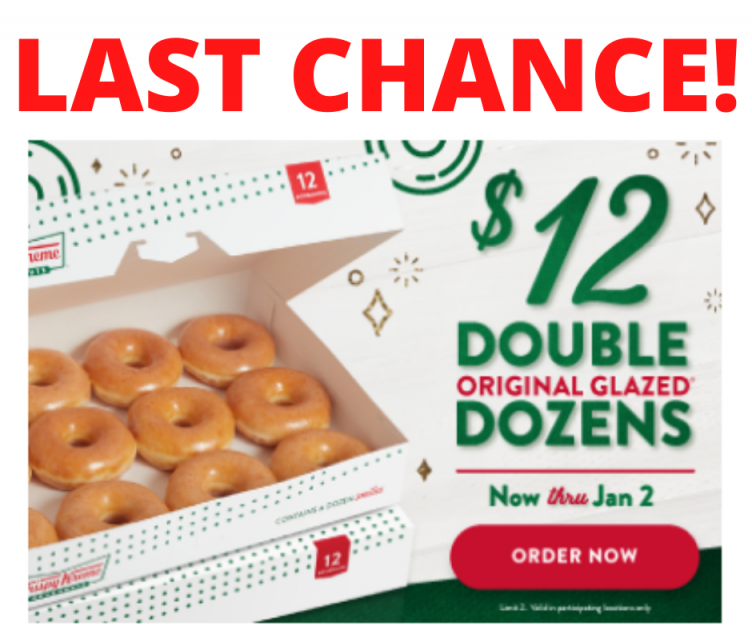Krispy Kreme: Deal of the YEAR on Dozens!