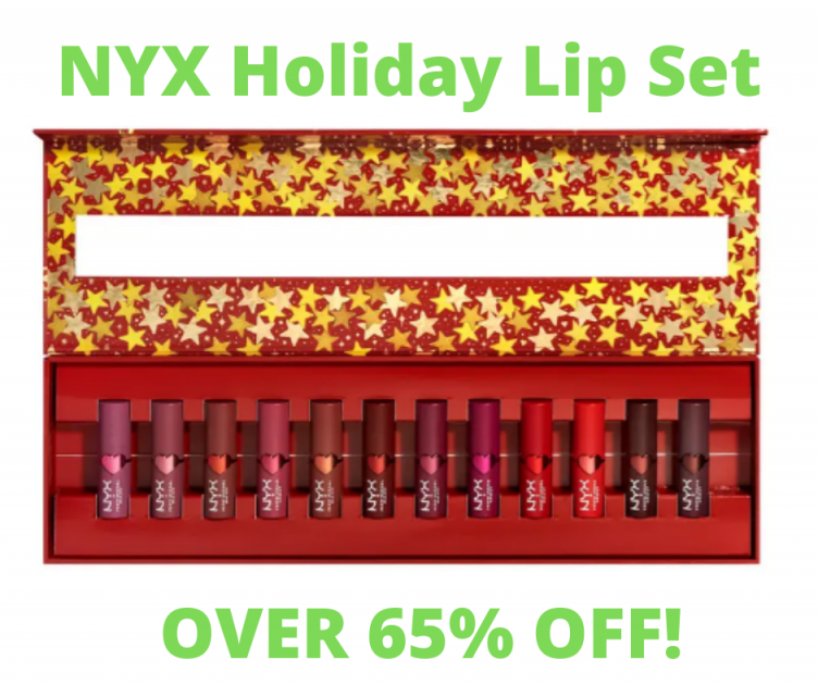 NYX Holiday Lip Bundle OVER 65% OFF at Nordstrom Rack!