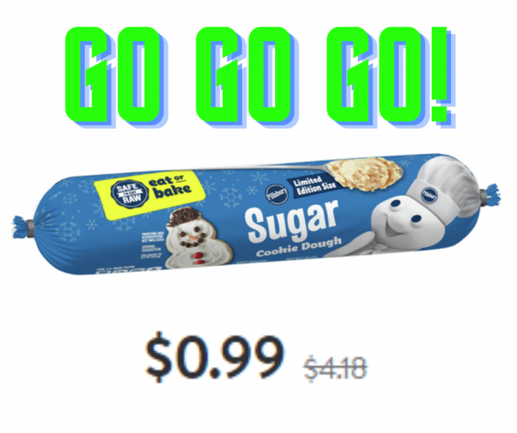 Pillsbury Sugar Cookie Dough JUST $0.99 at Walmart! GO!