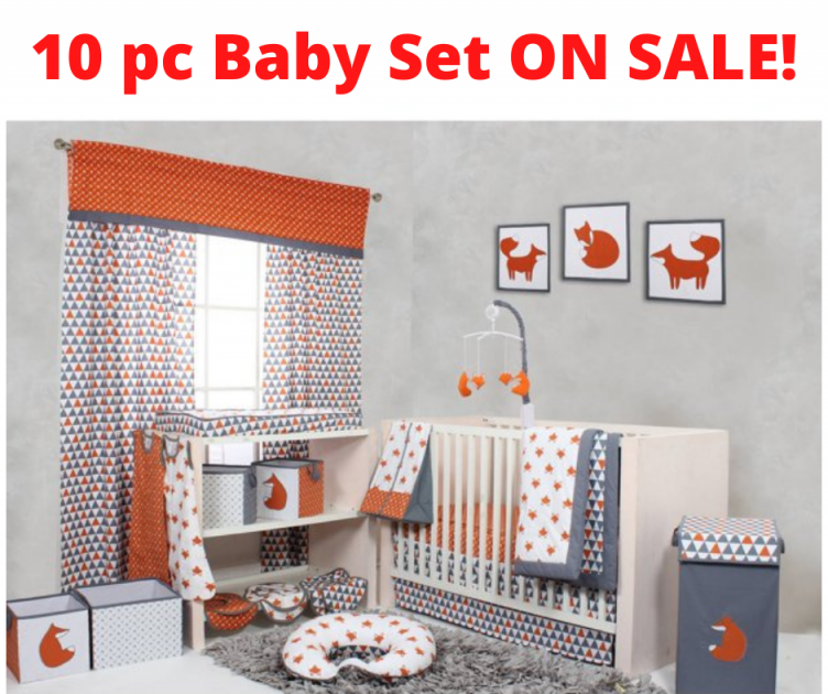 10 Pc Baby Room Set HOT Sale at Walmart! GO NOW!