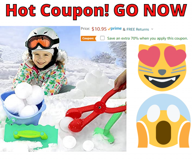 Kids Snowball Maker HUGE Coupon Savings at Amazon!