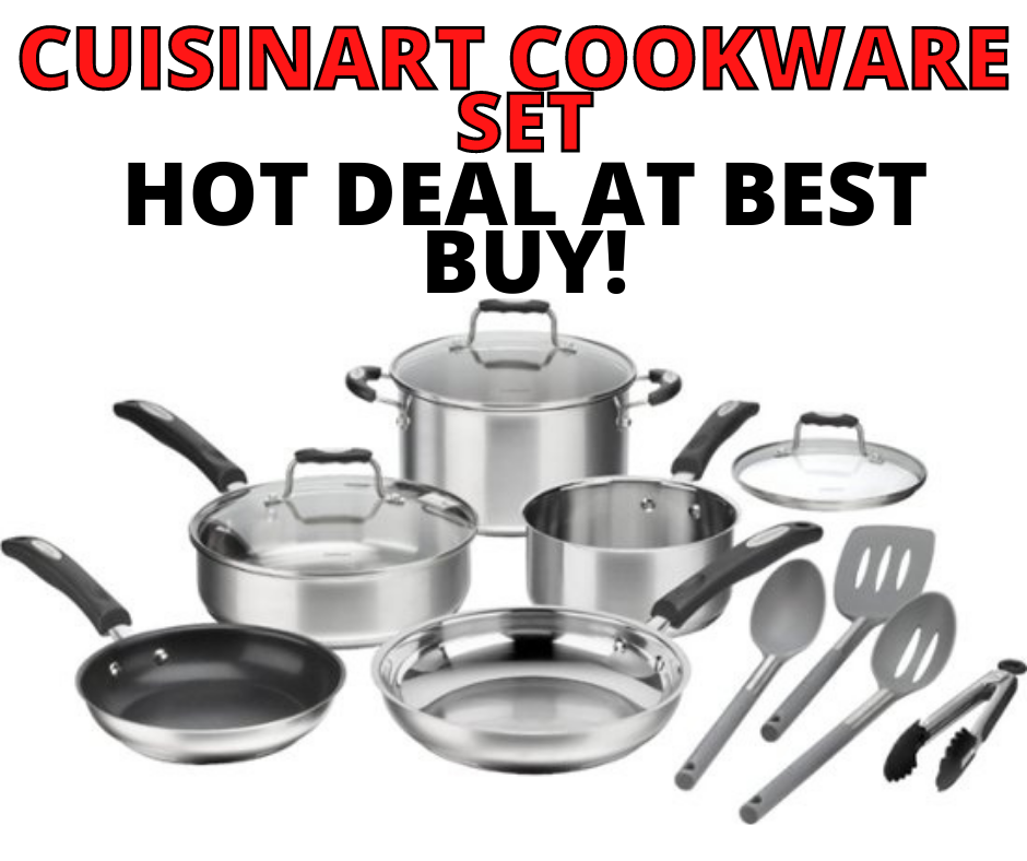 Cuisinart – 12 PC Cookware Set On Sale TODAY ONLY!