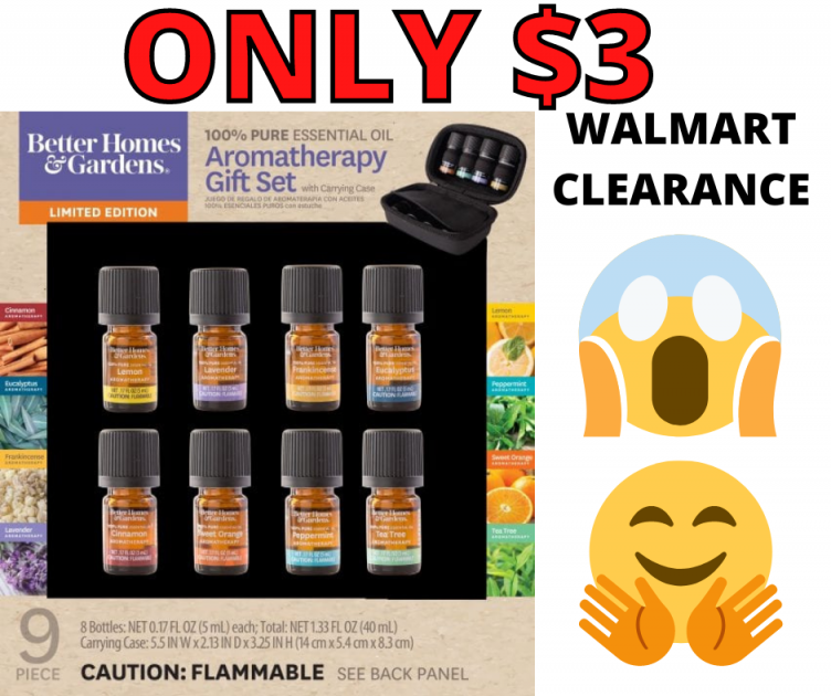 Better Homes & Gardens 9 Pack Essential Oils PRICE DROP at Walmart!