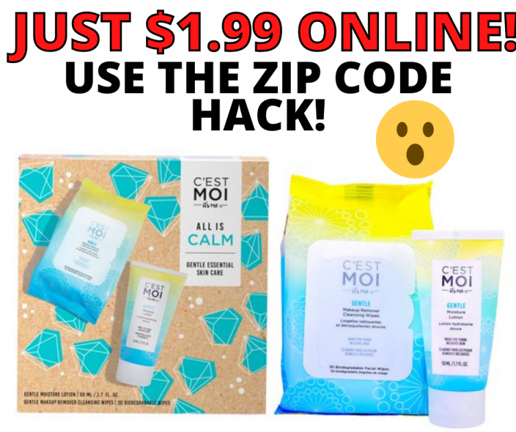 C’est Moi All Is Calm Gentle Skin Care Essentials Holiday Set 90% OFF!