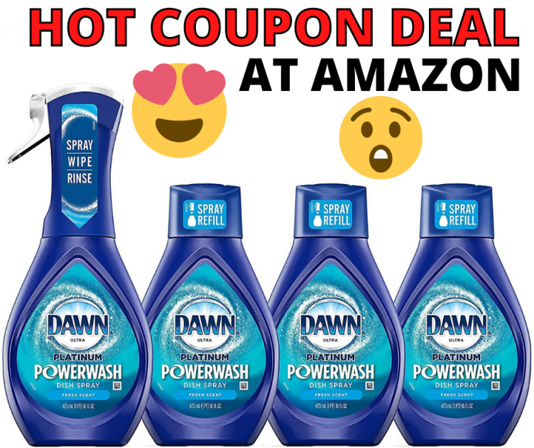 Dawn Platinum Powerwash Dish Spray HOT COUPON at Amazon!