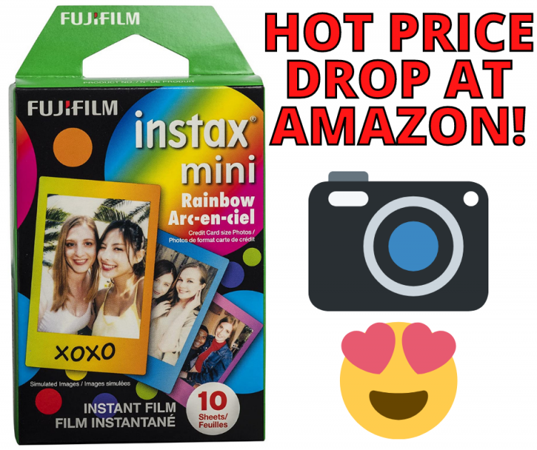 Fujifilm Instax Mini Rainbow Film HOT Amazon Deal!