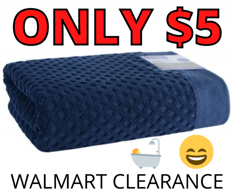 Better Homes and Gardens Thick Plush Bath Towel Price Drop at Walmart