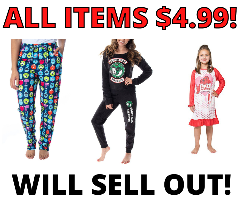Apparel For the Family ALL Items JUST $4.99! WILL SELL OUT