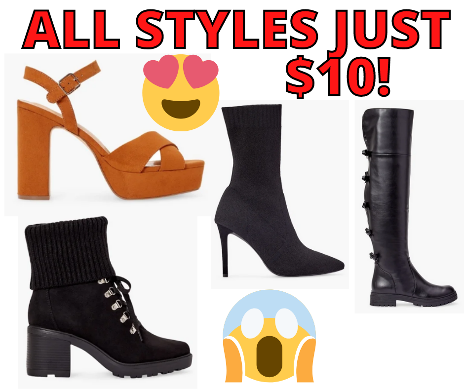 Womens Boots ALL STYLES Just $10! (Up To 90% OFF!)