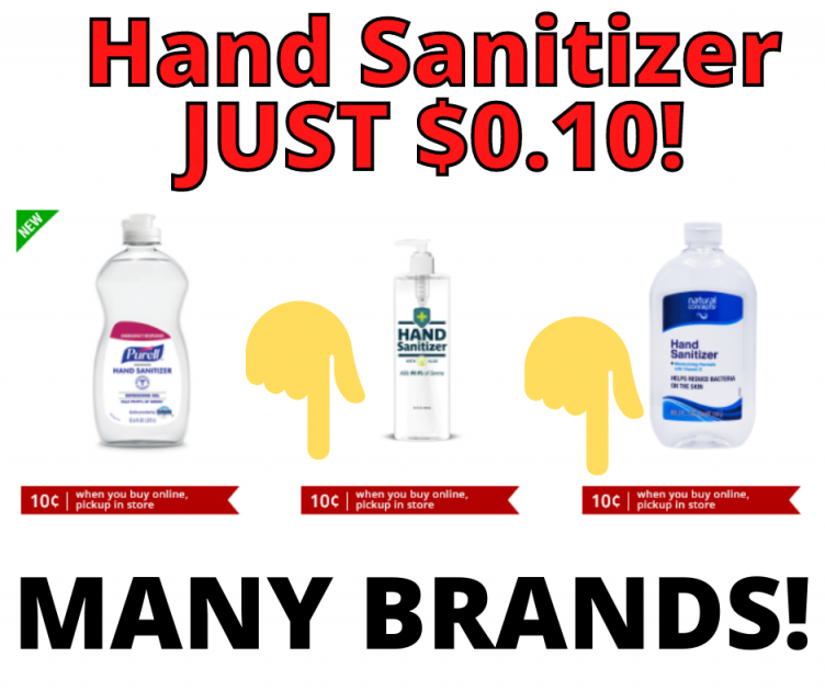 Hand Sanitizer JUST $0.10 EACH at Office Depot! HURRY!