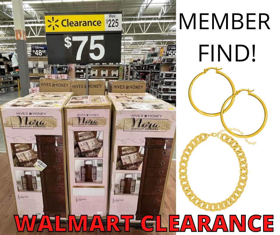 Jewelry Armoire OVER 60% OFF at Walmart! Member Find!
