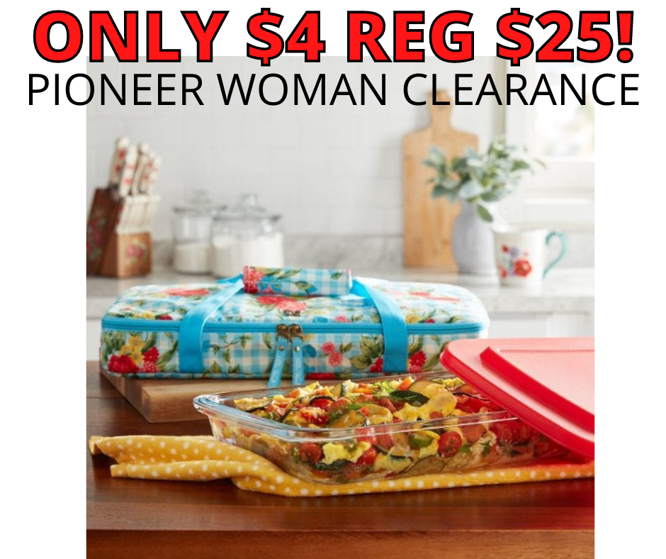 The Pioneer Woman Sweet Rose Quart Baker Price Drop at Walmart!
