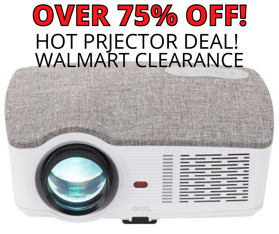 Onn 720p Roku Projector 75% OFF at Walmart!