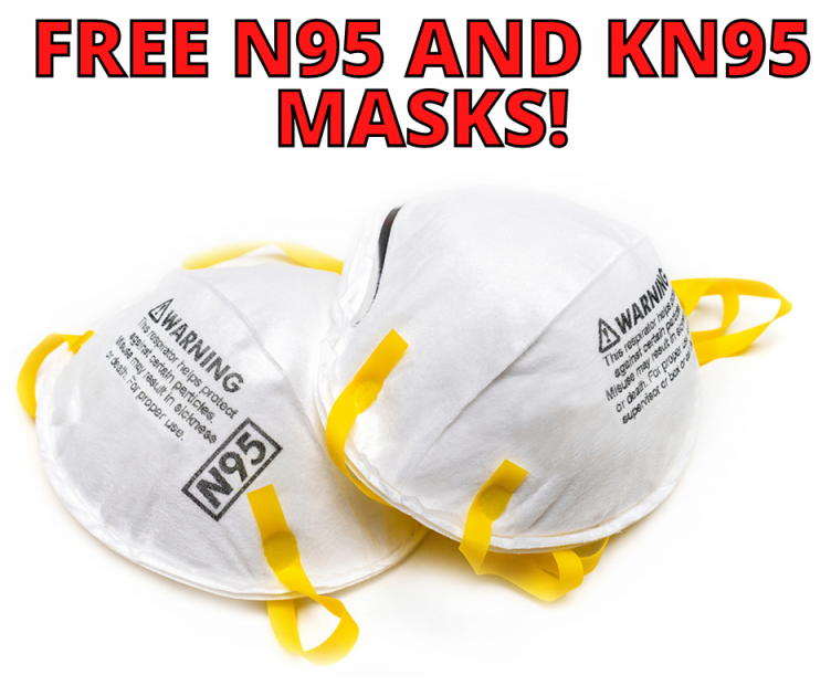FREE N95 and KN95 Facial Masks!