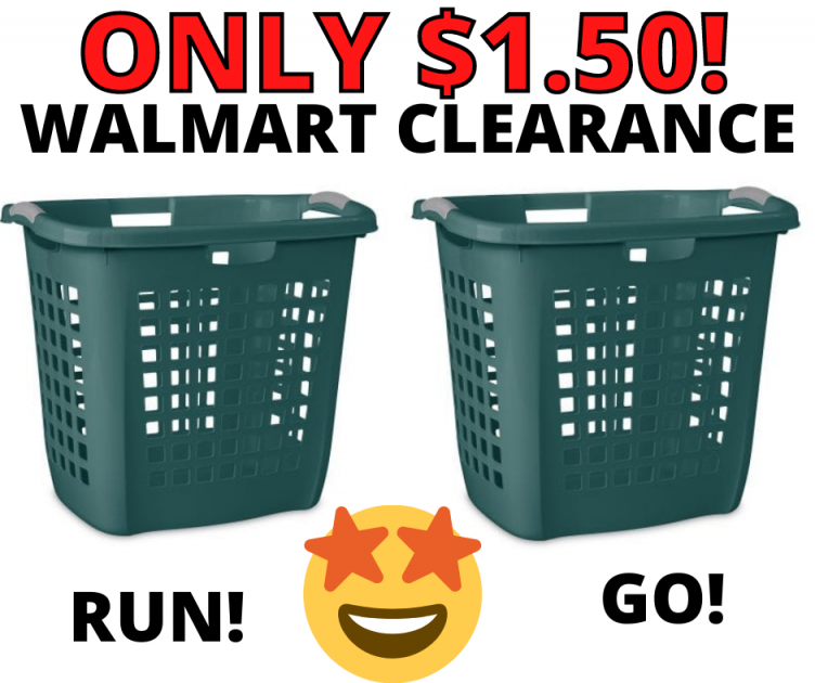 Sterilite Ultra Easy Carry Hamper Price Drop at Walmart!