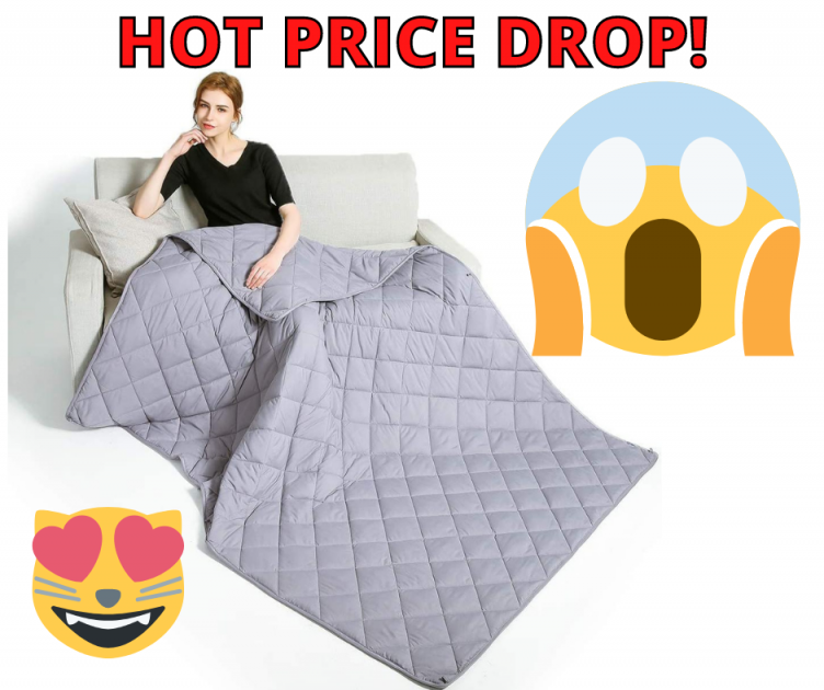 Weighted Blanket 15 lbs HOT Price Drop at Amazon!