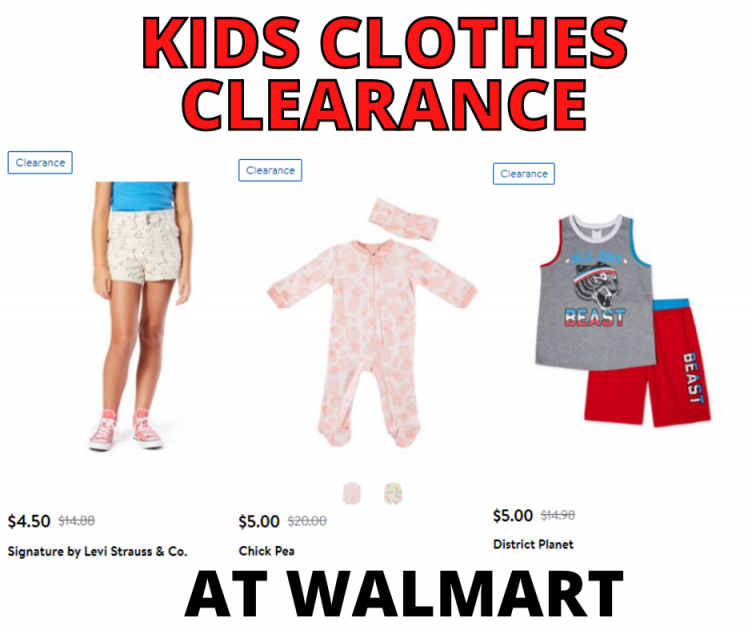 Tons of Kids Clothes On Clearance at Walmart!