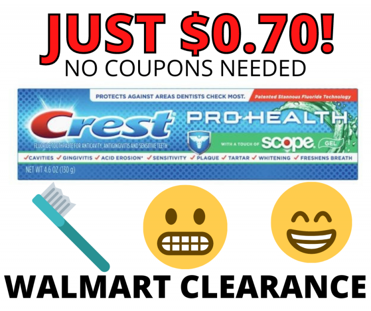 Crest Pro Health Whitening Toothpaste Walmart Clearance