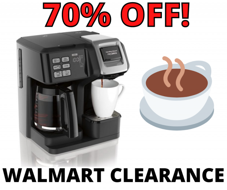 Hamilton Beach FlexBrew 2-Way Coffee Maker Walmart Clearance!