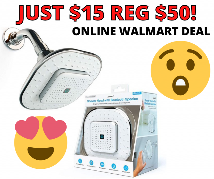 Tik Tok Famous Showerhead With Removeable Speaker Walmart Rollback!