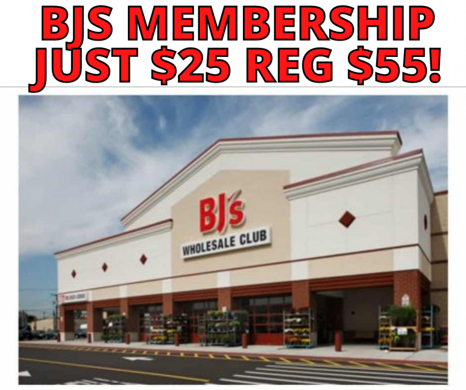 BJs Club Membership Deal! JUST 25! Get Yours Now